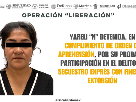 Cae Yareli "N" regidora de Ixtapan, por secuestro exprés
