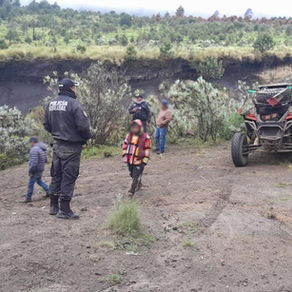 ¡No entienden! Adolescente viola restricciones del Xinantecatl, se pierde y lo rescatan