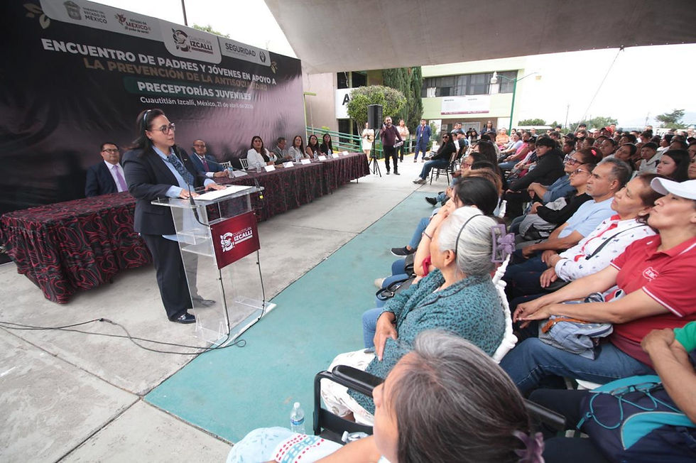 Seguridad estatal fomenta la cultura de paz y prevención en encuentro en Izcalli