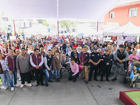 Llega a Tlalnepantla "Jornadas por la paz" implementadas por la Presidenta Claudia Sheinbaum