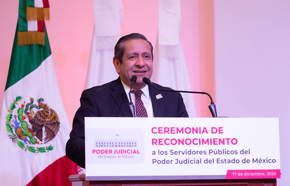 PJEdomex reconoce trabajo y trayectoria de 264 servidores judiciales