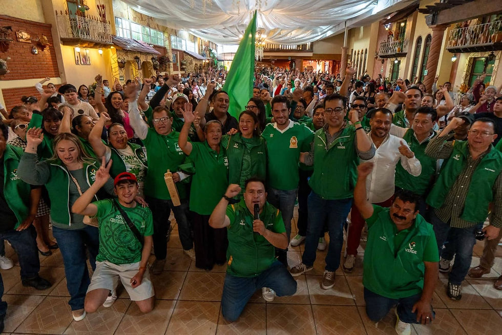 “Aquí se chambea”: más de 100 liderazgos se suman al Partido Verde en Edomex