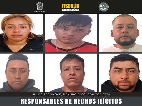 Condenan a 95 años de prisión a integrantes de banda delictiva "Los Kalimbas/ Los cholos"