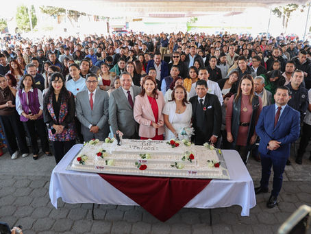 Flecha Gobierno de Delfina Gómez más de 2 mil 300 parejas en San Valentín