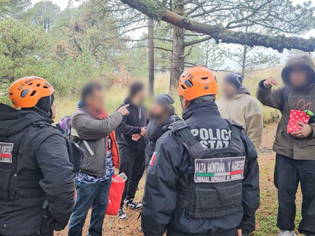 Policia de montaña localiza a senderistas extraviados en el Popocatépetl