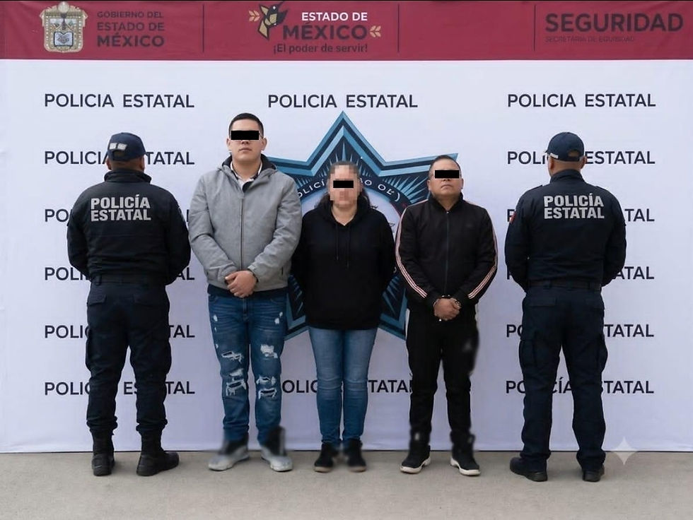 SSEM detiene en Ecatepec a personas por robo a establecimiento