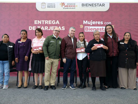 Más oportunidades para las mexiquenses: entrega GEM 2 mil tarjetas Mujeres con Bienestar