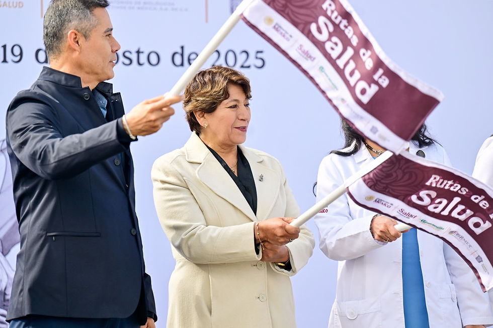 Claudia Sheinbaum y Delfina Gómez refuerzan salud en Edoméx con distribución de medicamentos