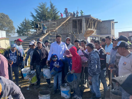 Impulsa Adolfo Solis mejoramiento de espacios públicos de Almoloya de Juárez