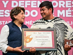 Reconoce Gobernadora Delfina Gómez a Defensoras y Defensores ambientales