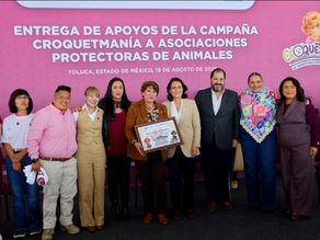 Reconoce gobernadora al Congreso y al OSFEM por apoyar ‘Croquetmanía’