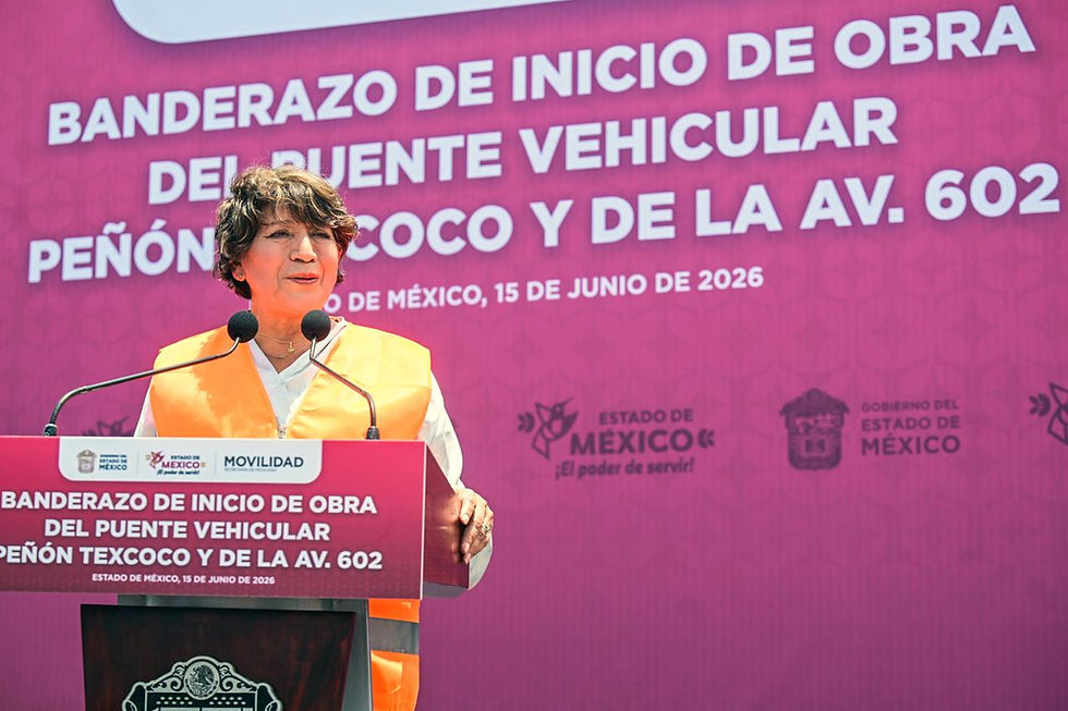 Inicia GEM construcción del Paso Superior Vehicular Peñón Texcoco
