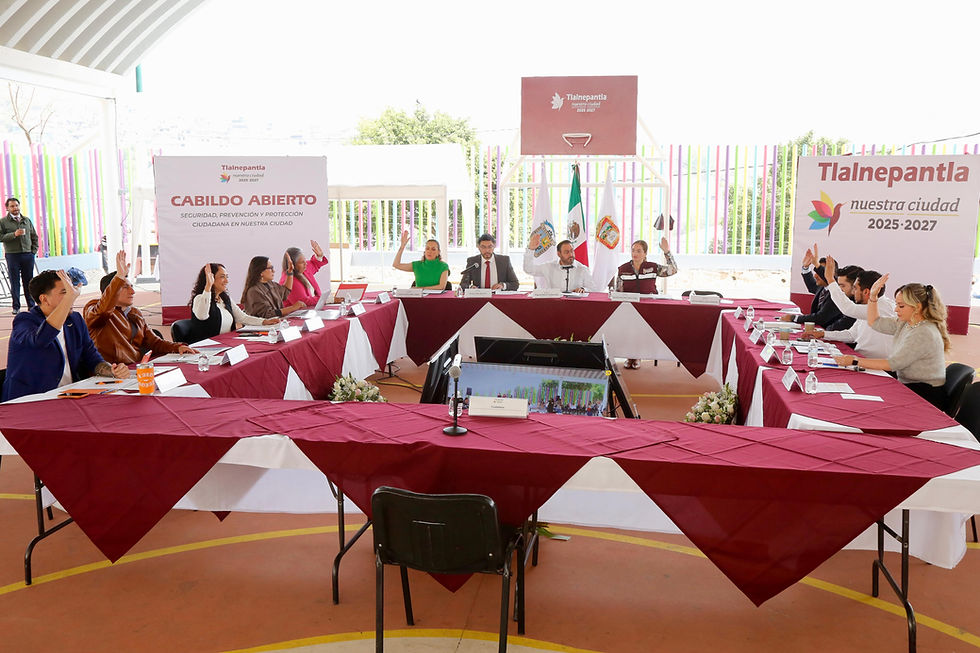 Tlalnepantla realiza cabildo abierto sobre seguridad y protección ciudadana