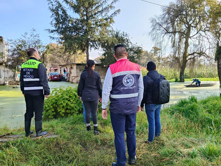 Mantiene GEM vigilancia sanitaria en municipios del EdoMéx afectados por lluvias