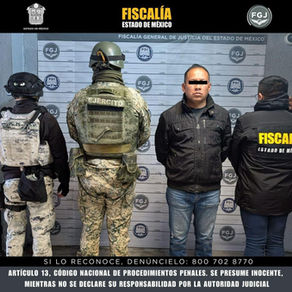 Fiscalía detiene a “El Custodio”, extorsionador de Lerma