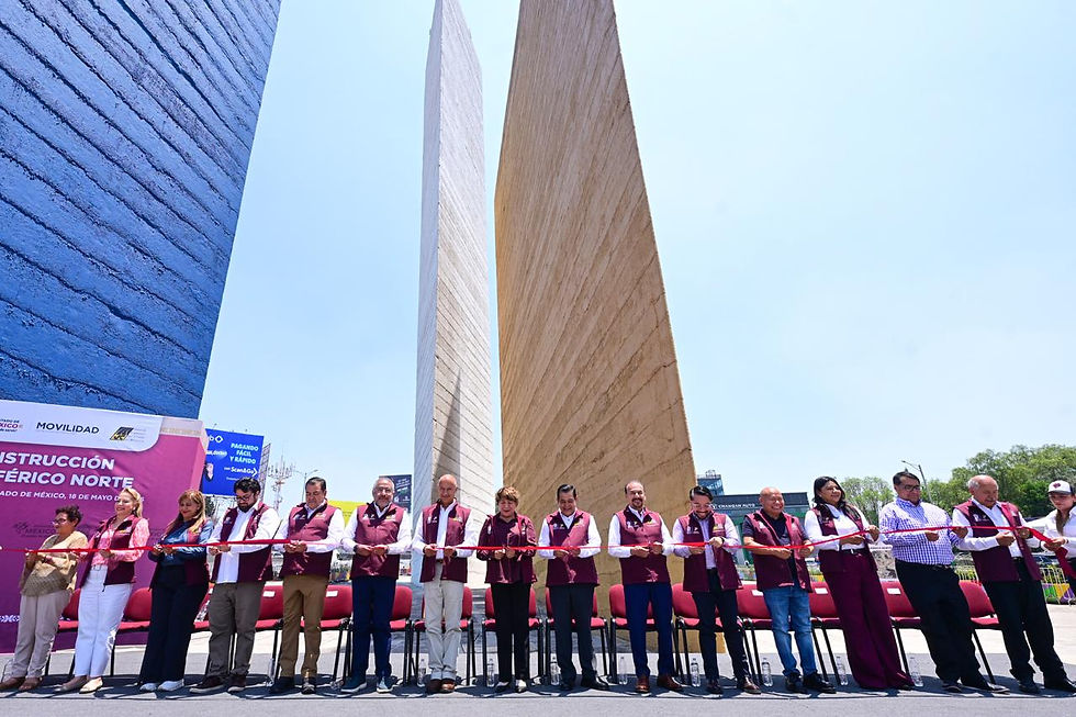 Raciel Pérez celebra histórica obra vial; GEM entrega reconstrucción de Periférico Norte