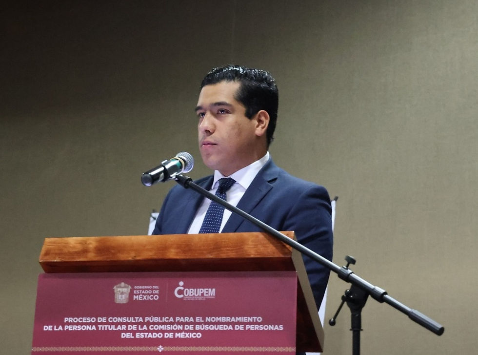 Designa GEM a Avelino Blanco como titular de Comisión de Búsqueda de Personas en EdoMéx