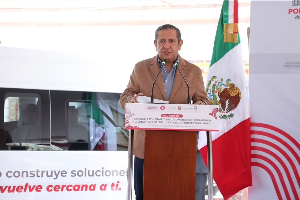 Caravanas de mediación del PJEdomex llegan a comunidades