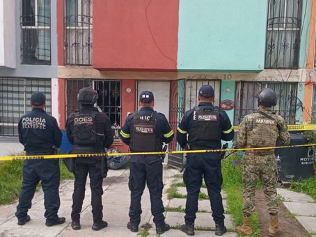 En conjunto, policia de Ecatepec y marina localizan bodega de narcóticos