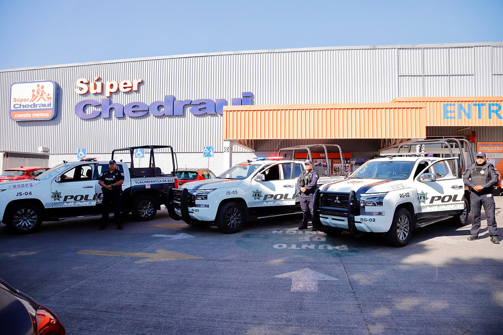 Policía de Tlalnepantla implementa operativo Buen Fin para seguridad de consumidores y comerciantes