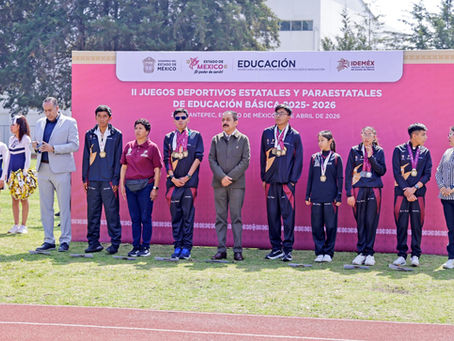 Estudiantes del EdoMéx participan en Juegos Deportivos Estatales y Paraestatales de Educación Básica