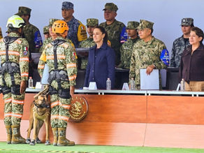 Reciben Claudia Sheinbaum y Delfina Gómez al agrupamiento mexicano “Yumare”