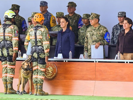 Reciben Claudia Sheinbaum y Delfina Gómez al agrupamiento mexicano “Yumare”