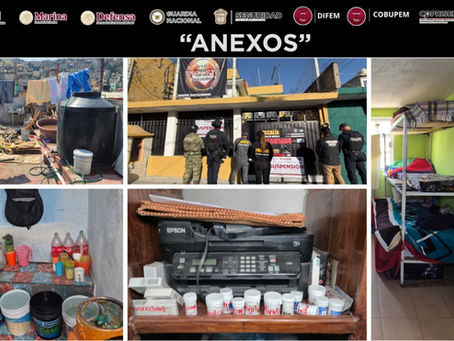 Autoridades inspeccionan "anexos" y aseguran 53 posiblemente relacionado con hechos delictivos