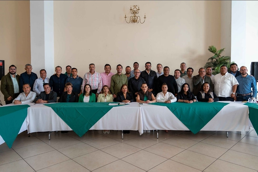 Pepe Couttolenc reúne a alcaldes del PVEM para fortalecer el trabajo rumbo a 2027