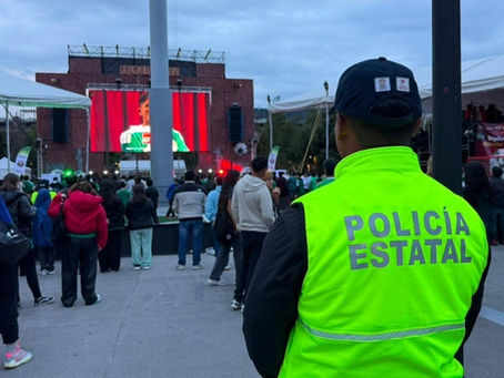 SS Edoméx aseguró el orden durante transmisión del tercer partido de México
