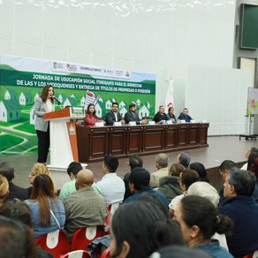 Usucapión social itinerante benefició a 482 familias mexiquenses