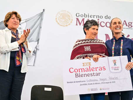 Presidenta Claudia Sheinbaum y Delfina Gómez arrancan programa “Comaleras Bienestar”