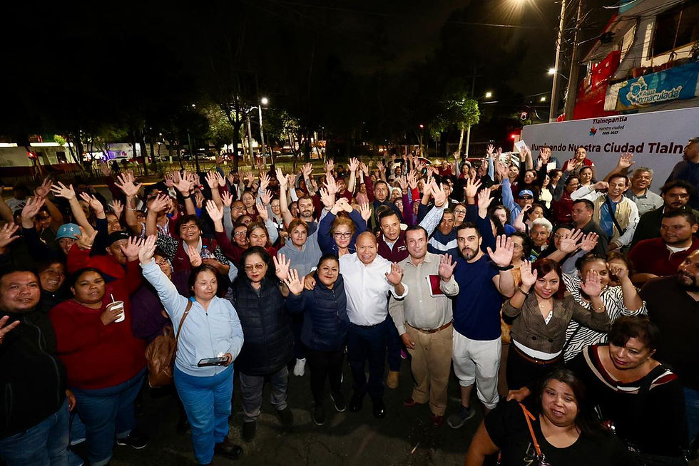 Modernizan alumbrado en avenidas de Tlalnepantla para reforzar seguridad