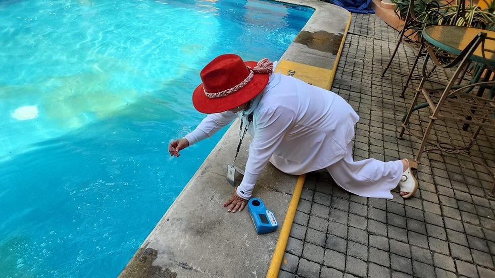 Realiza GEM verificaciones sanitarias de albercas en centros vacacionales