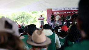 Raciel Pérez encabeza arranque de jornada por el medio ambiente para plantar árboles