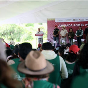 Raciel Pérez encabeza arranque de jornada por el medio ambiente para plantar árboles