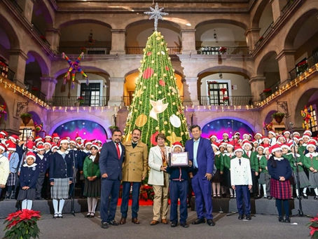 Gobernadora Delfina Gómez abre Palacio de Gobierno al talento coral infantil del EdoMéx