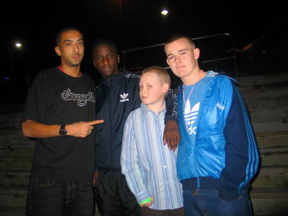 Group photo of Shifty, Blizzard and Slayer 2007