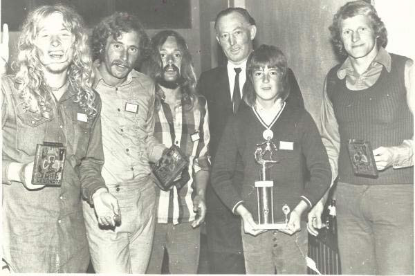 Prizegiving for the Euro Surf competition in 1972