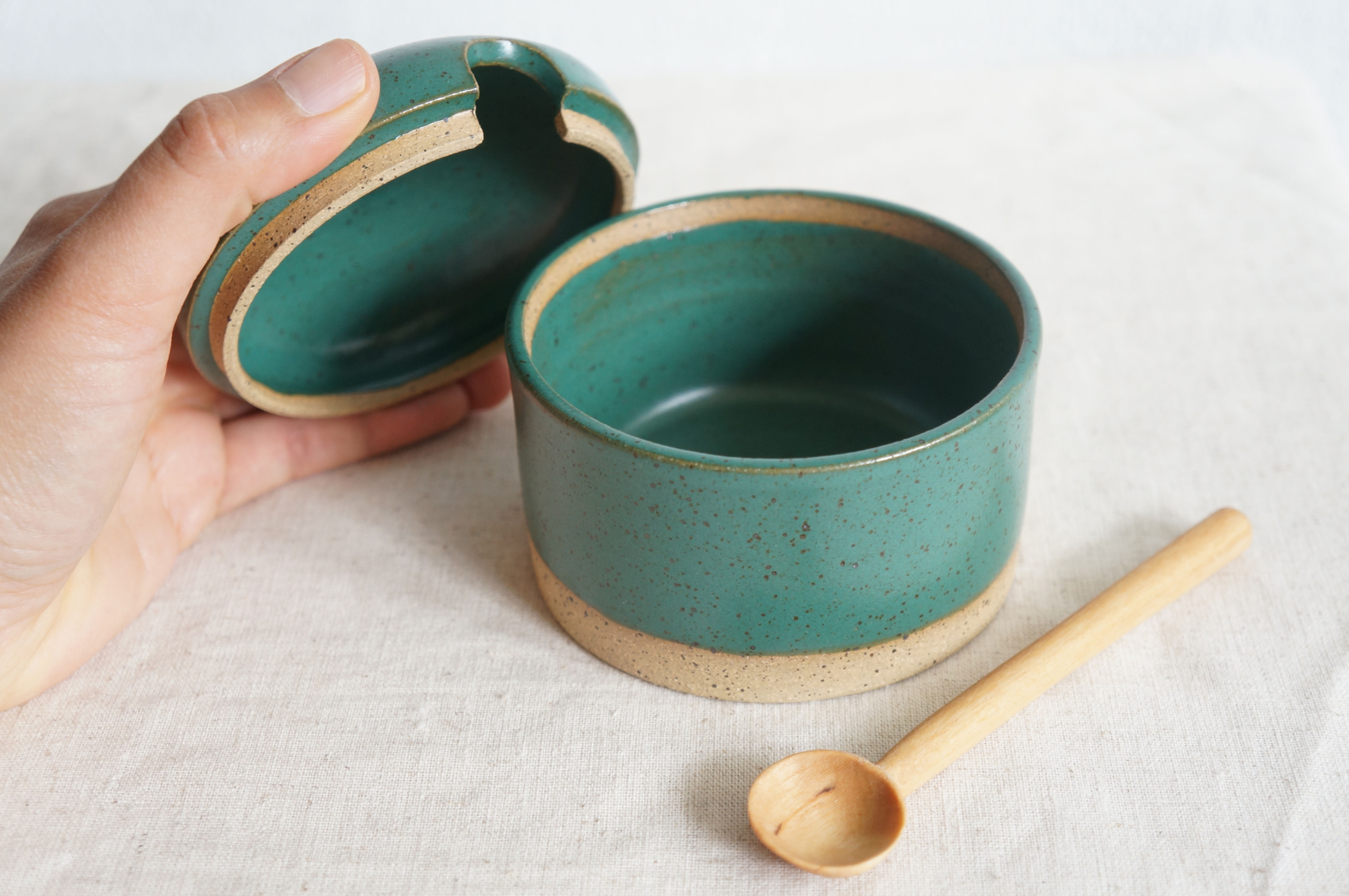Salt Cellar w/Spoon