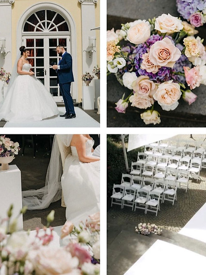 Trausetting für eine Hochzeit - Bouquet - Hochzeitsfloriatik