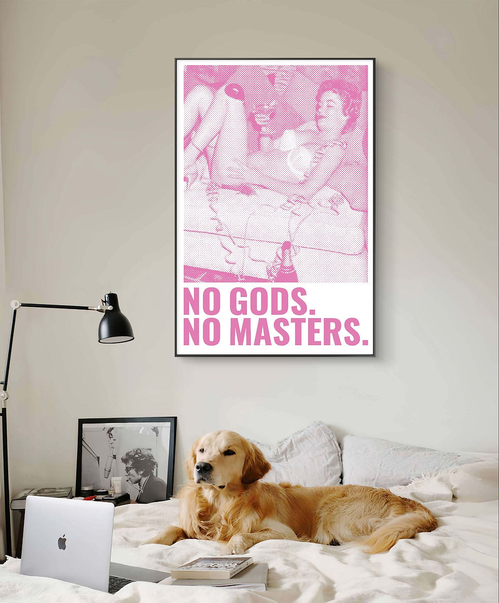 Thumbnail: "No Gods. No Masters." #2 Print