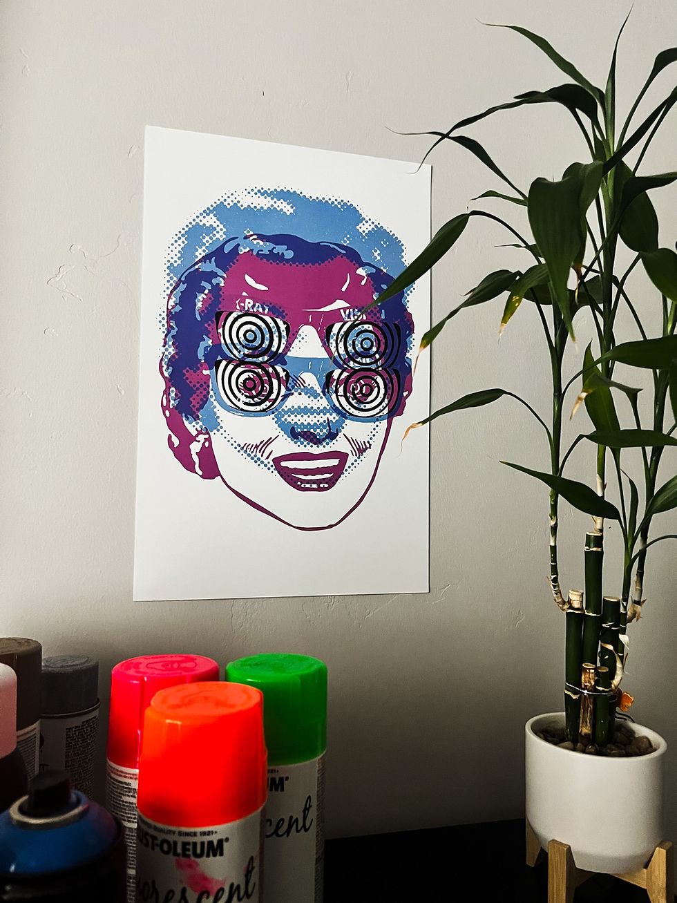 Thumbnail: X-Ray Face Mini Poster