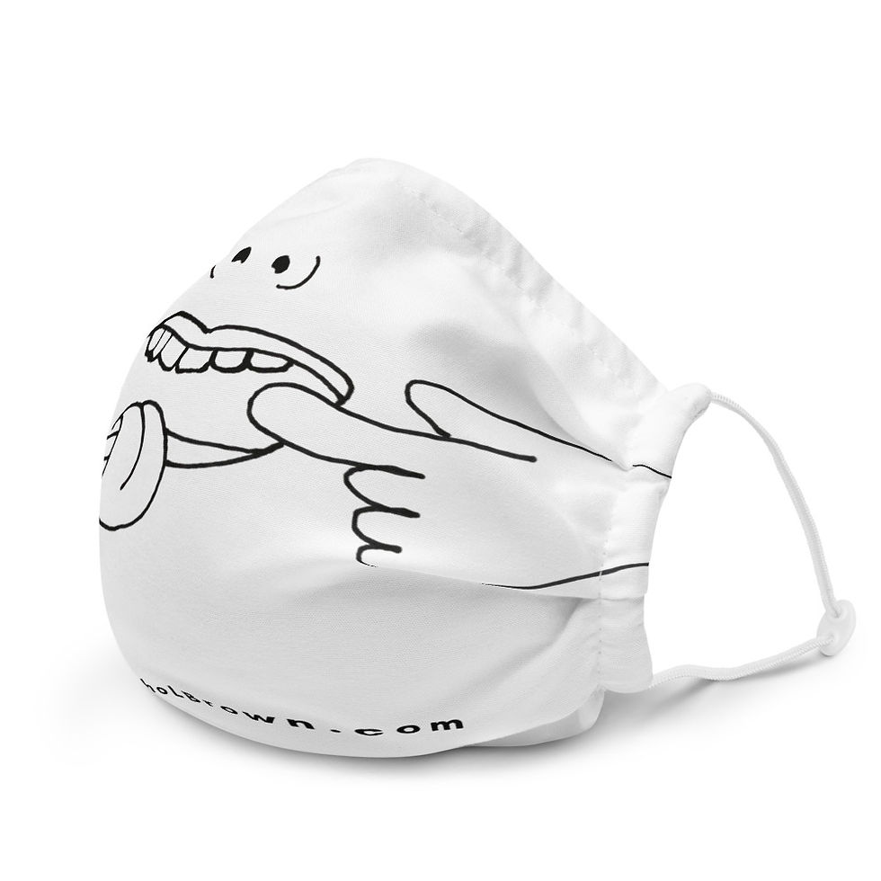 Thumbnail: NICHOL FACE MASK: Fiona Mouth Fingers