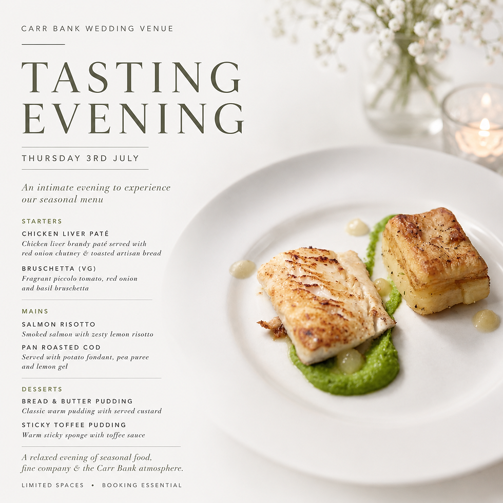 Menu Tasting Evening