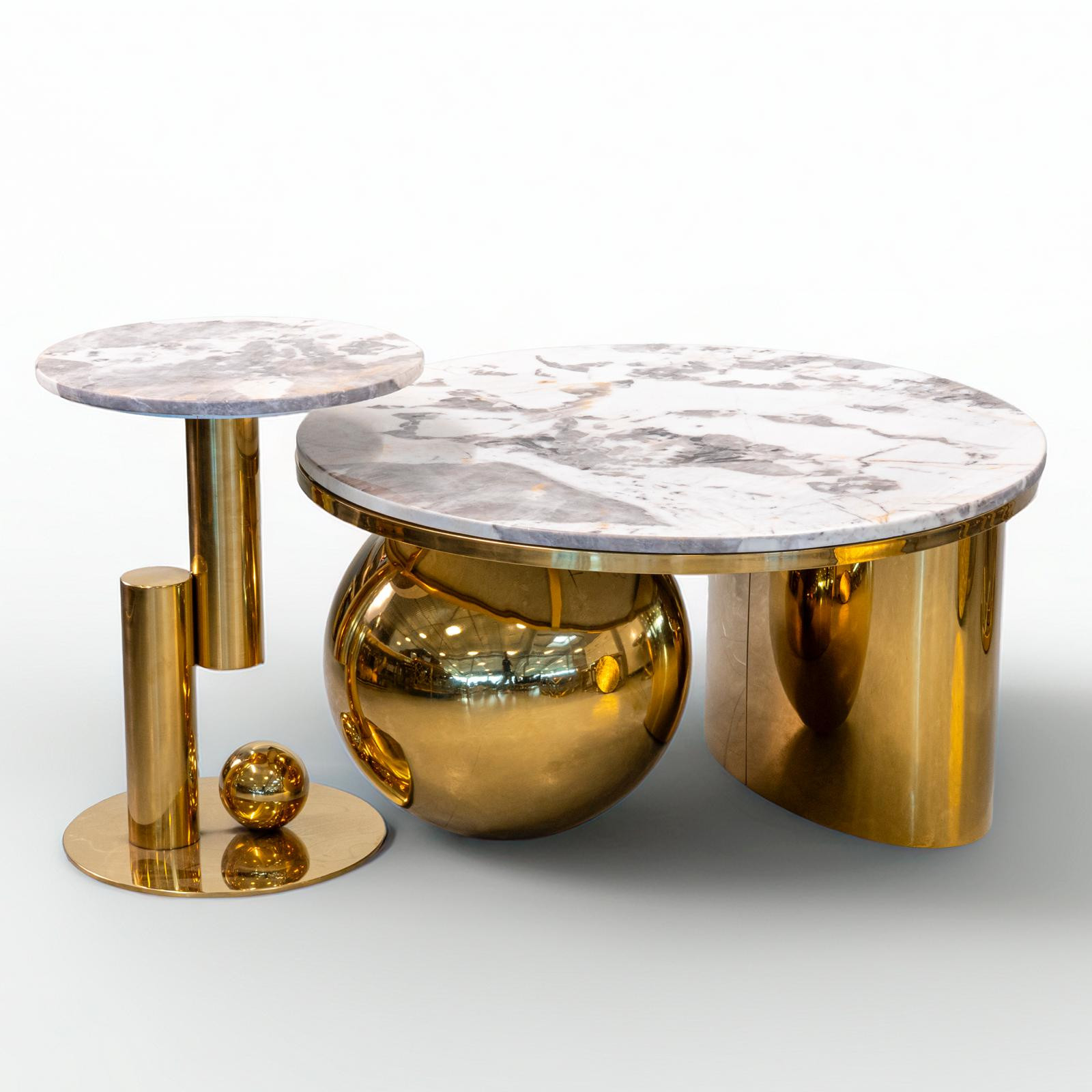 Celestial Orbit" Coffee Table & Side Table Set