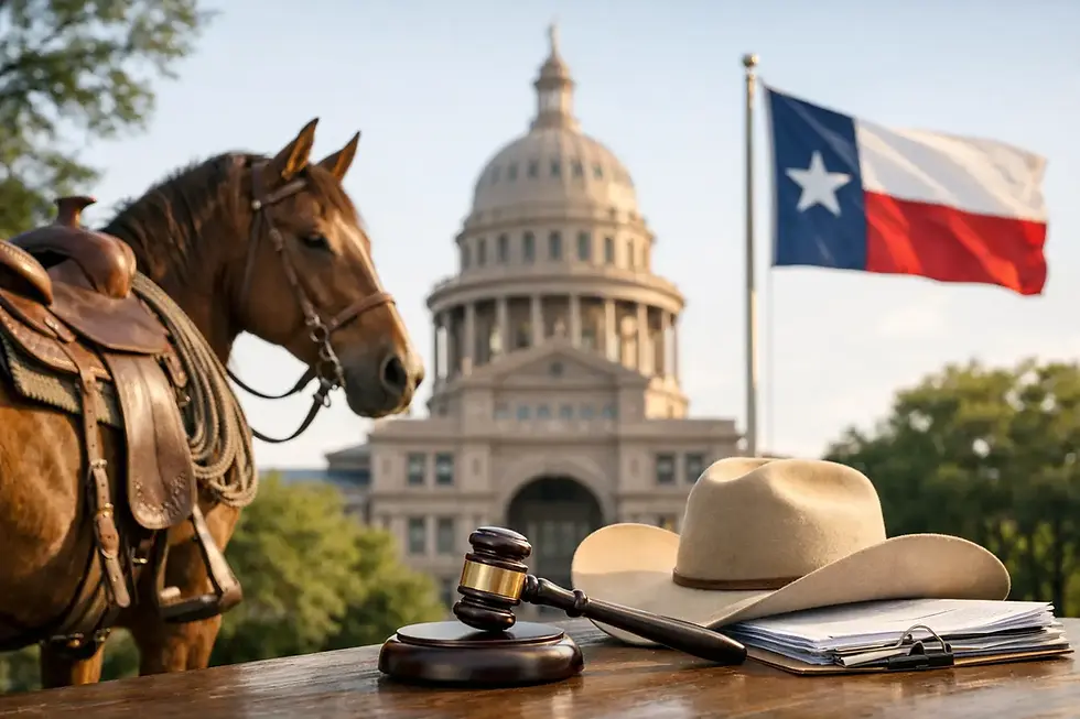 How Texas Horse Bills Advance