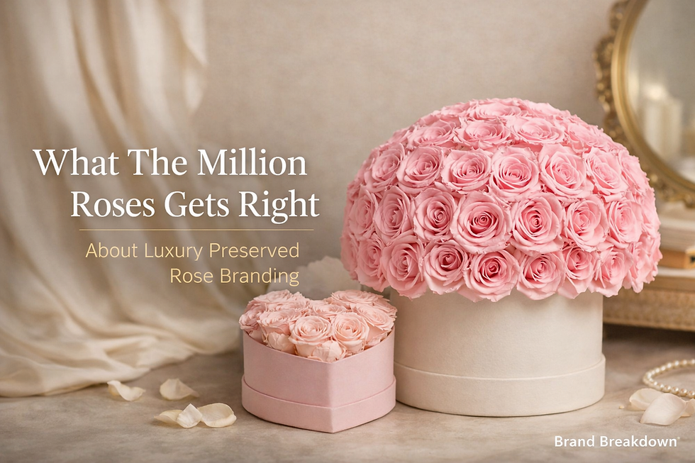 What The Million Roses Gets Right About Luxury Preserved Rose Branding