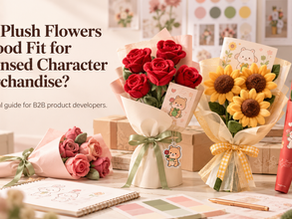Are Plush Flowers a Good Fit for Licensed Character Merchandise?