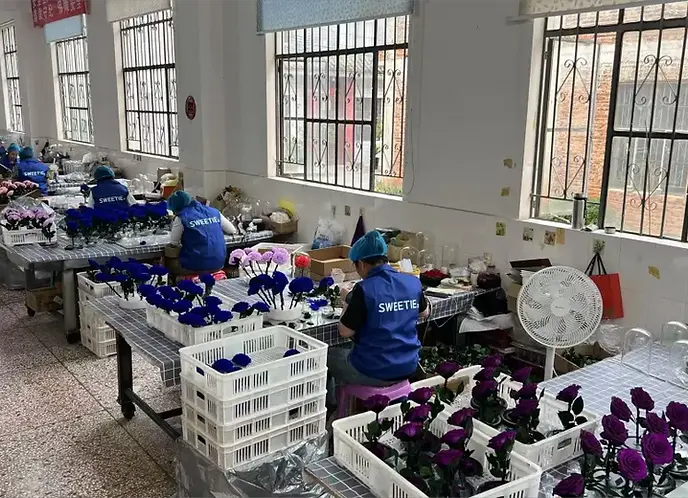 preserved flower factory